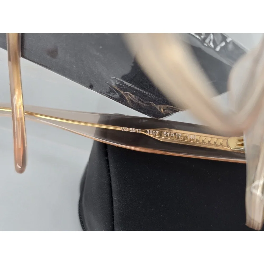HAILEY X VOGUE VO 5511 3007 51 [] 17 140 Havana Peach Transparent Glasses Frames